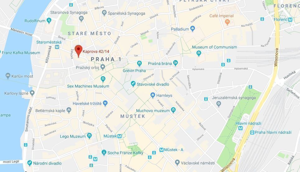Kaprova 42/14, 110 00 Praha 1